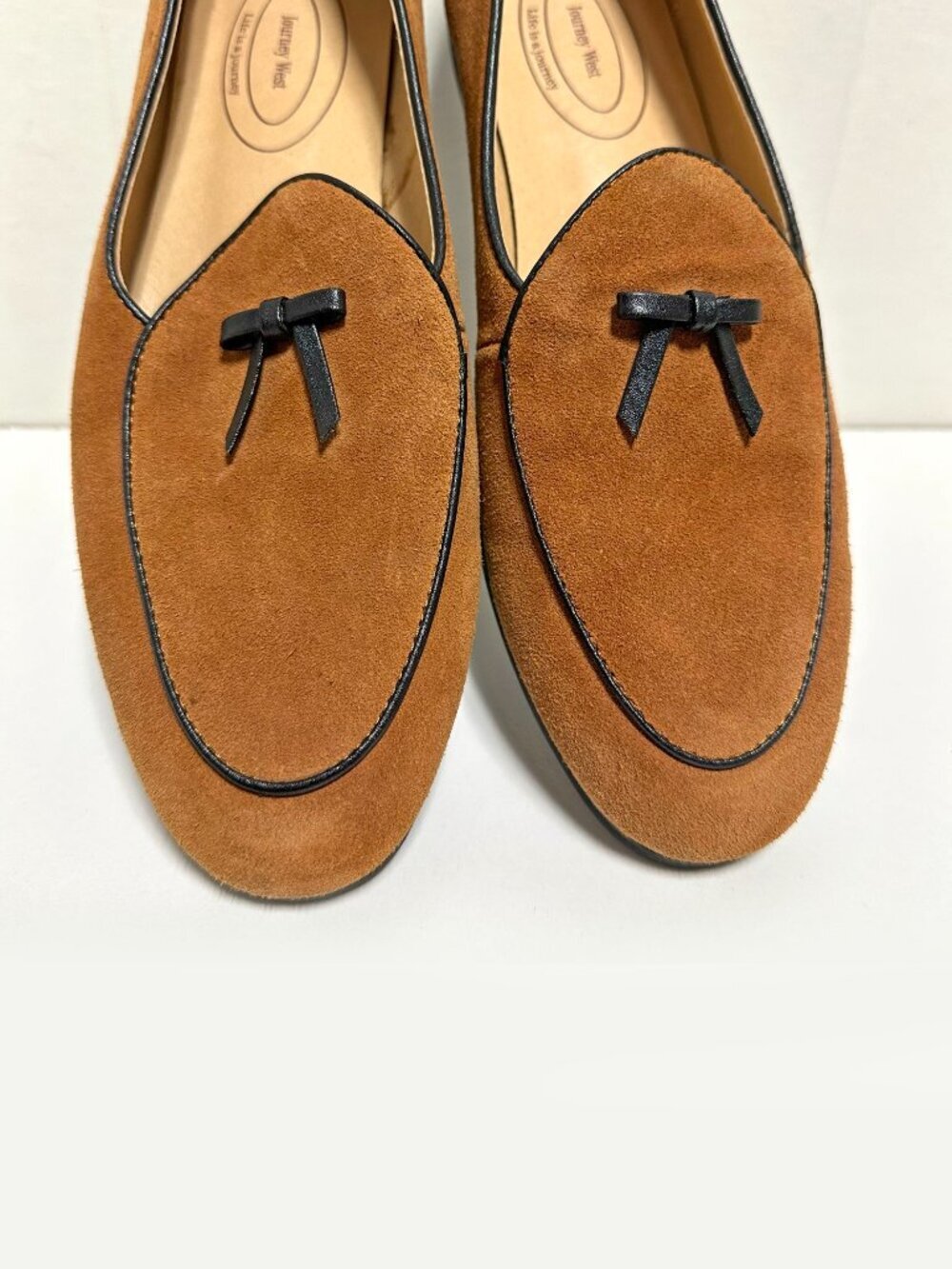 Journey West Suede Belgian Loafers - Picture 3 of 12
